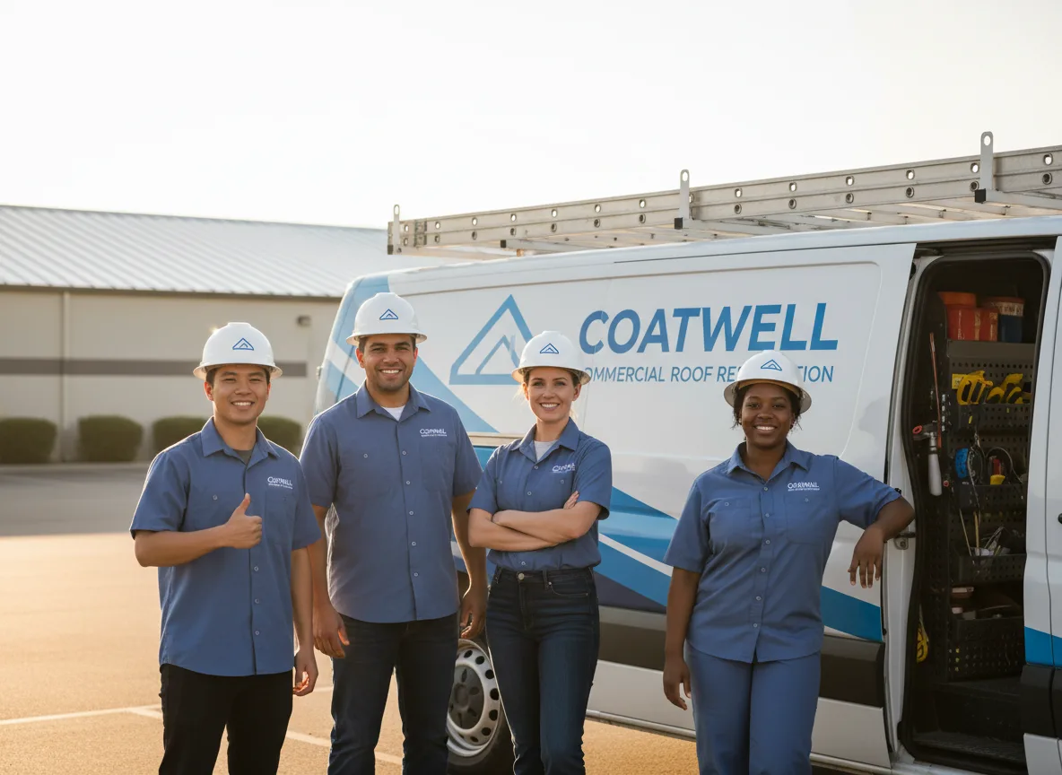Commercial roof coating company in Clements, CA